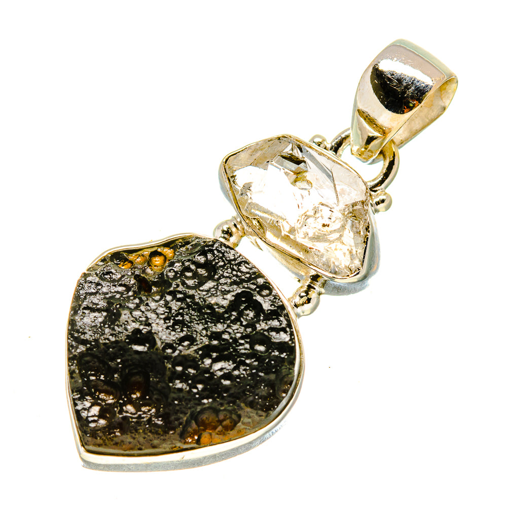 Tektite Pendants handcrafted by Ana Silver Co - PD757084