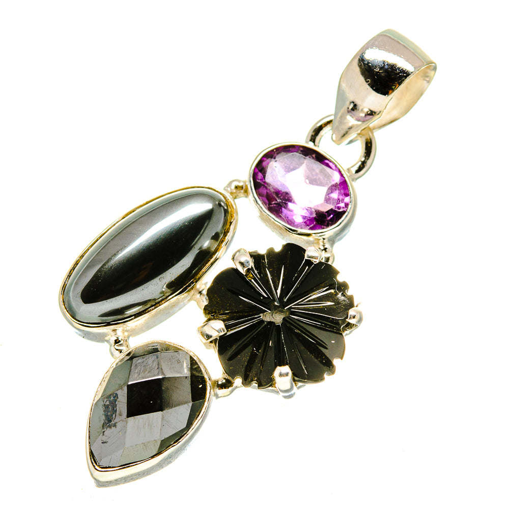 Hematite Pendants handcrafted by Ana Silver Co - PD757117