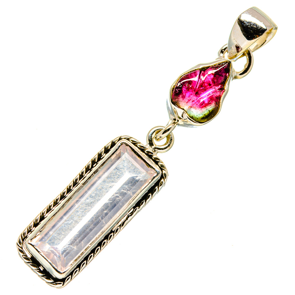 Rose Quartz Pendants handcrafted by Ana Silver Co - PD757141