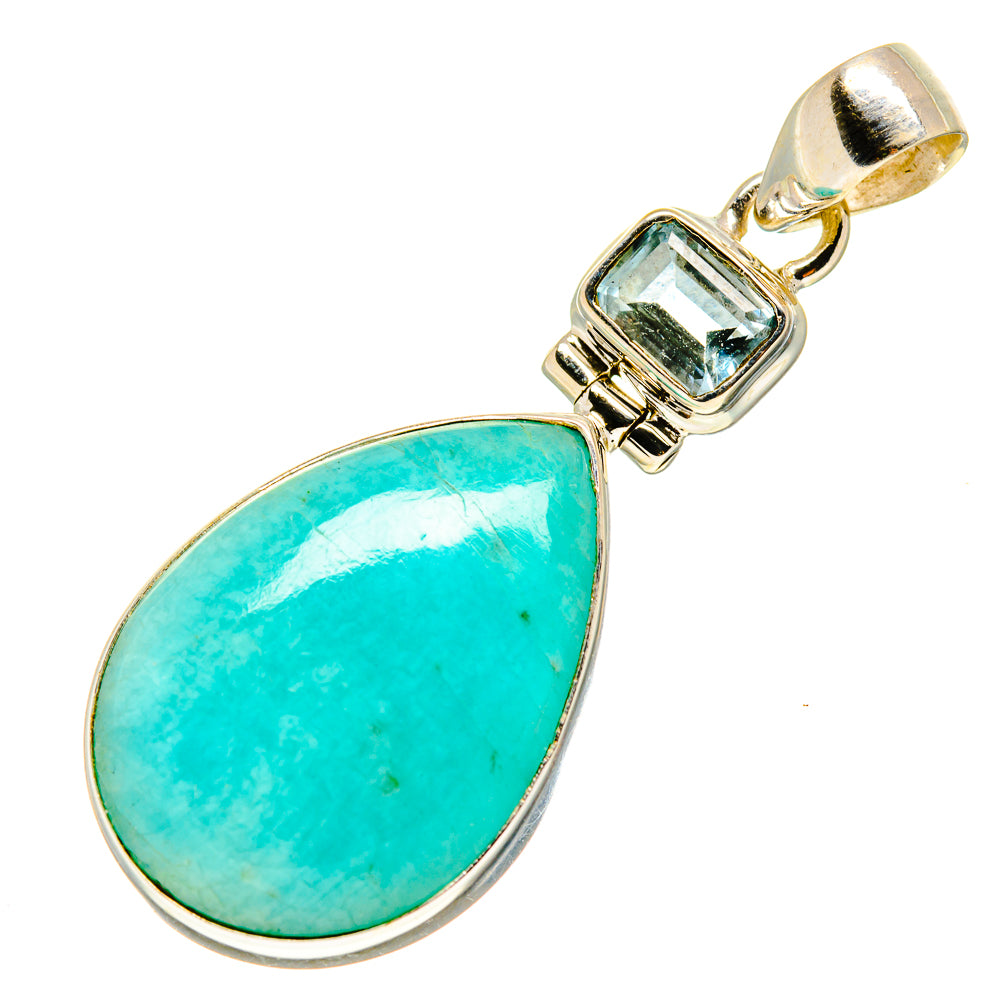Amazonite Pendants handcrafted by Ana Silver Co - PD757142