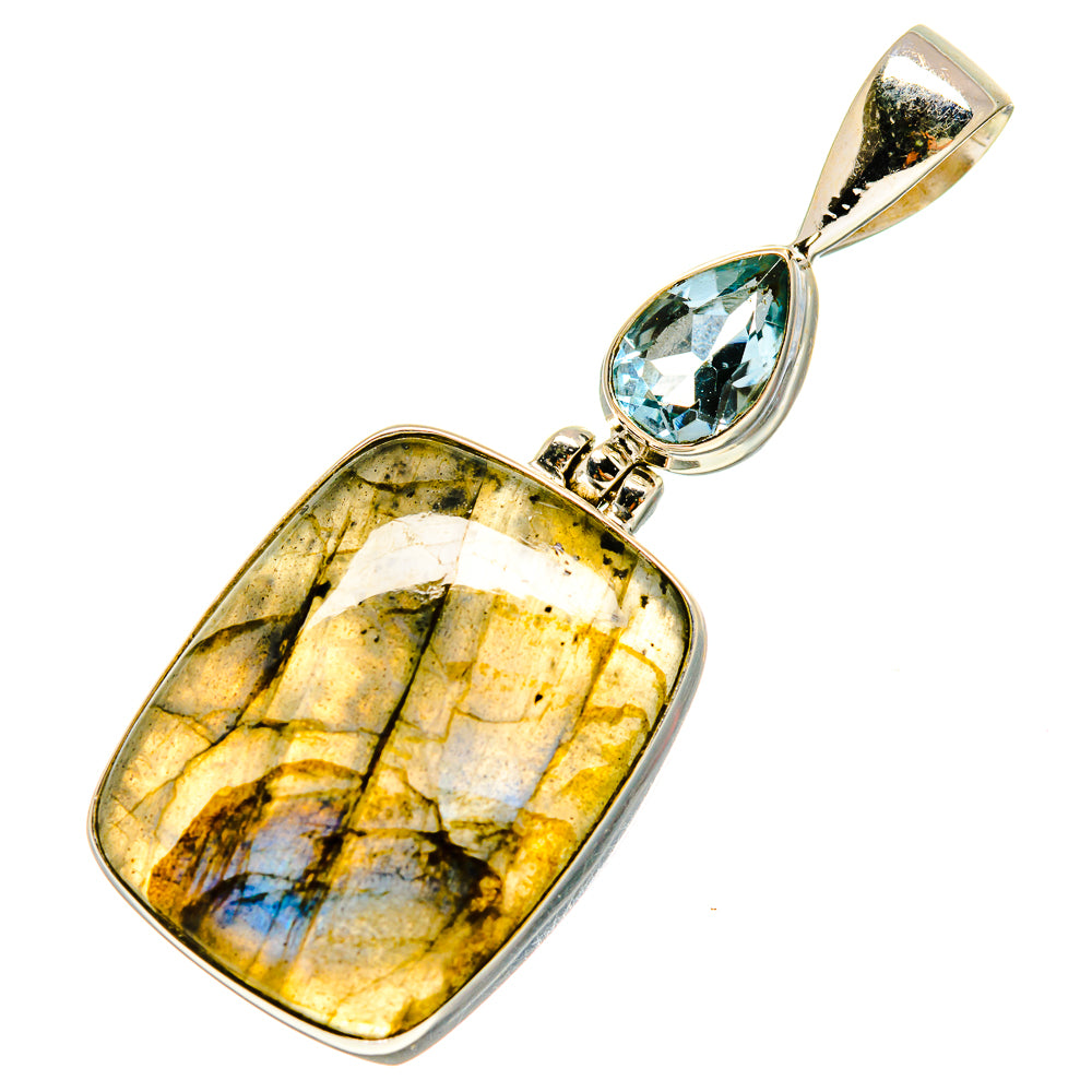 Labradorite Pendants handcrafted by Ana Silver Co - PD757179