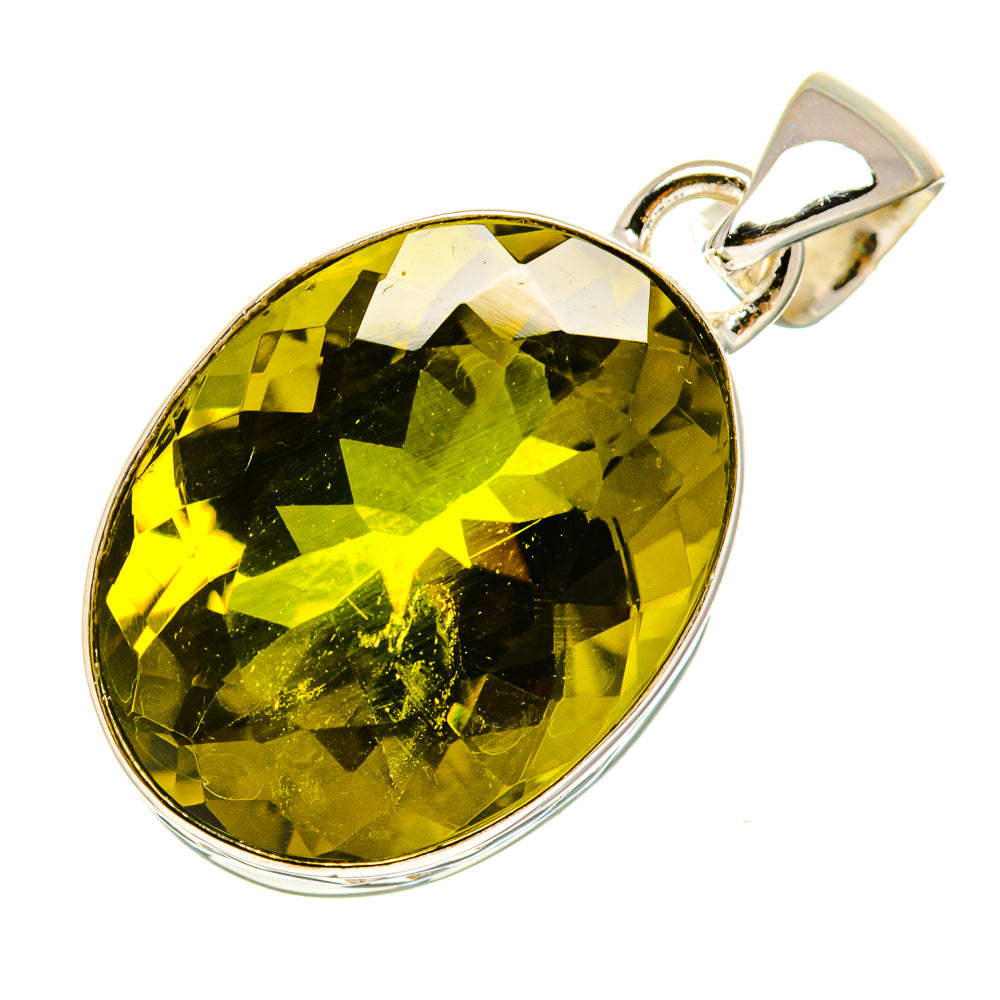 Lemon Quartz Pendants handcrafted by Ana Silver Co - PD757191