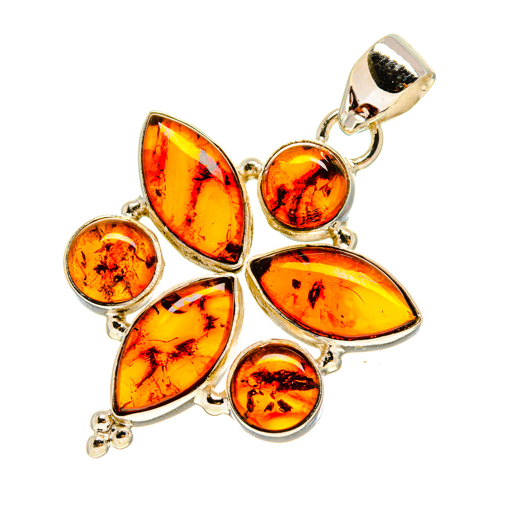 Baltic Amber Pendants handcrafted by Ana Silver Co - PD757218