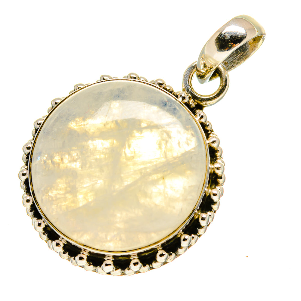 Rainbow Moonstone Pendants handcrafted by Ana Silver Co - PD757305
