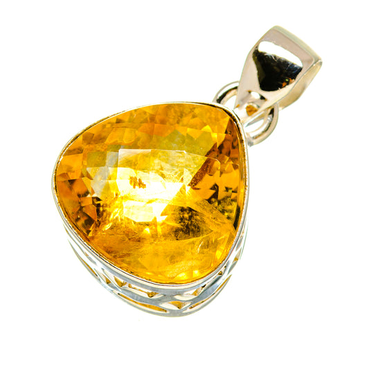 Citrine Pendants handcrafted by Ana Silver Co - PD757313
