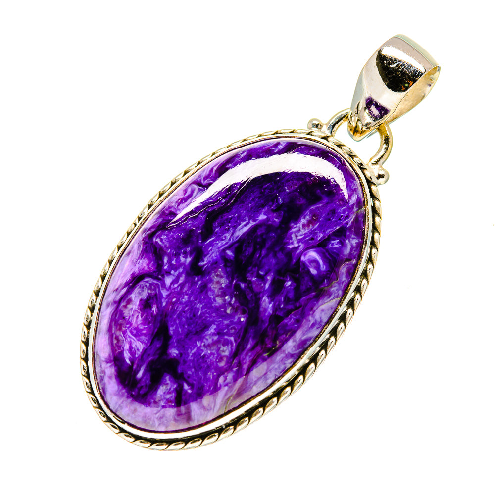 Charoite Pendants handcrafted by Ana Silver Co - PD757401