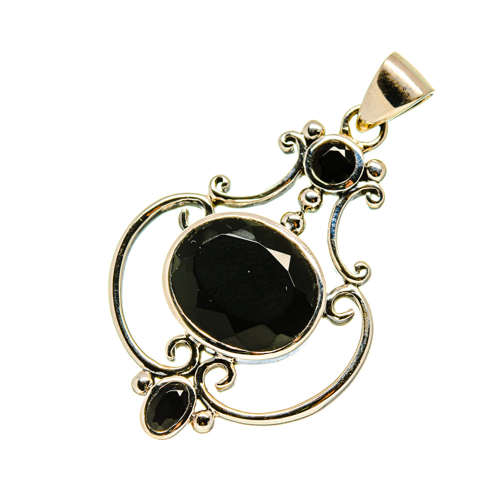 Black Onyx Pendants handcrafted by Ana Silver Co - PD757408