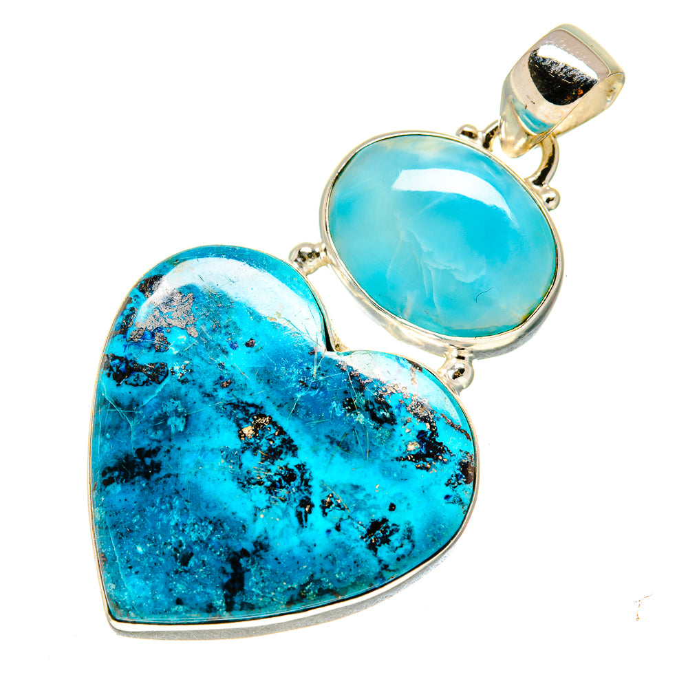 Shattuckite Pendants handcrafted by Ana Silver Co - PD757426