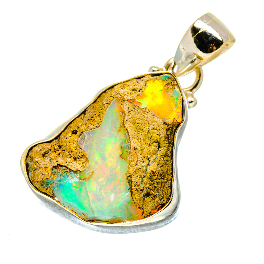 Ethiopian Opal Pendants handcrafted by Ana Silver Co - PD757463