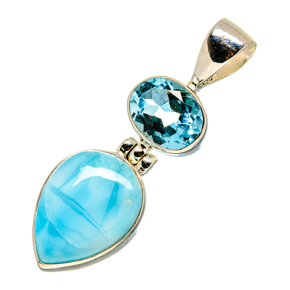 Larimar Pendants handcrafted by Ana Silver Co - PD757479