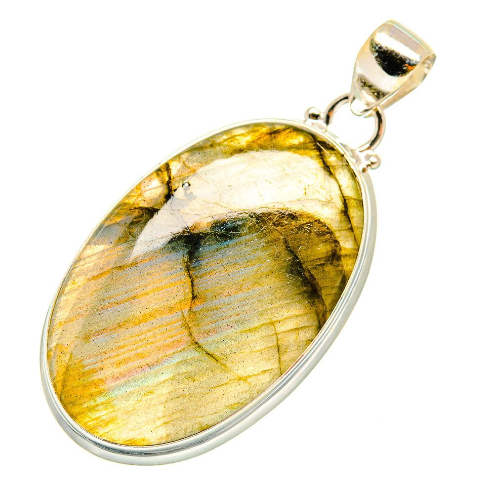 Labradorite Pendants handcrafted by Ana Silver Co - PD7575