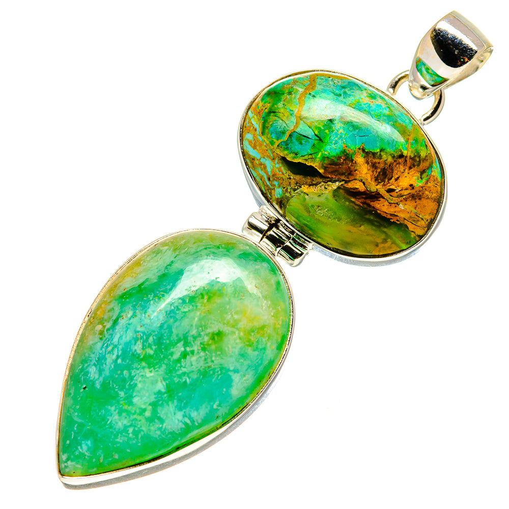 Peruvian Opal Pendants handcrafted by Ana Silver Co - PD757542
