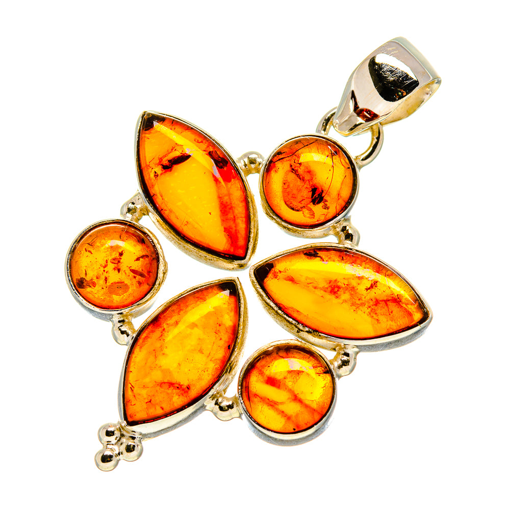 Baltic Amber Pendants handcrafted by Ana Silver Co - PD757577