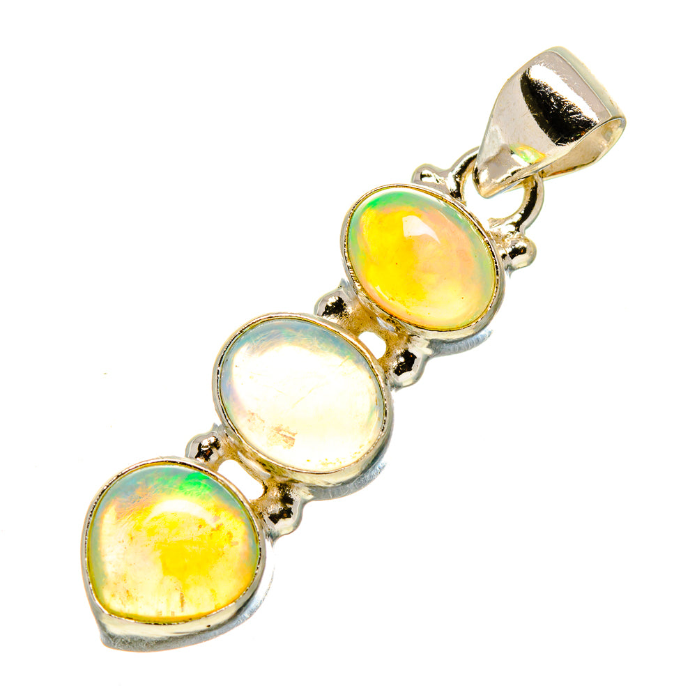Ethiopian Opal Pendants handcrafted by Ana Silver Co - PD757590