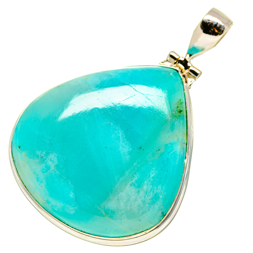 Peruvian Amazonite Pendants handcrafted by Ana Silver Co - PD757617