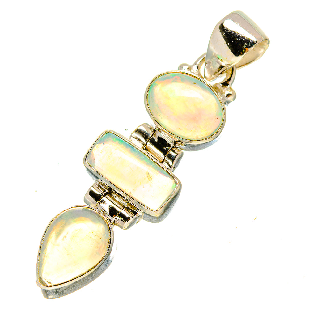 Ethiopian Opal Pendants handcrafted by Ana Silver Co - PD757763