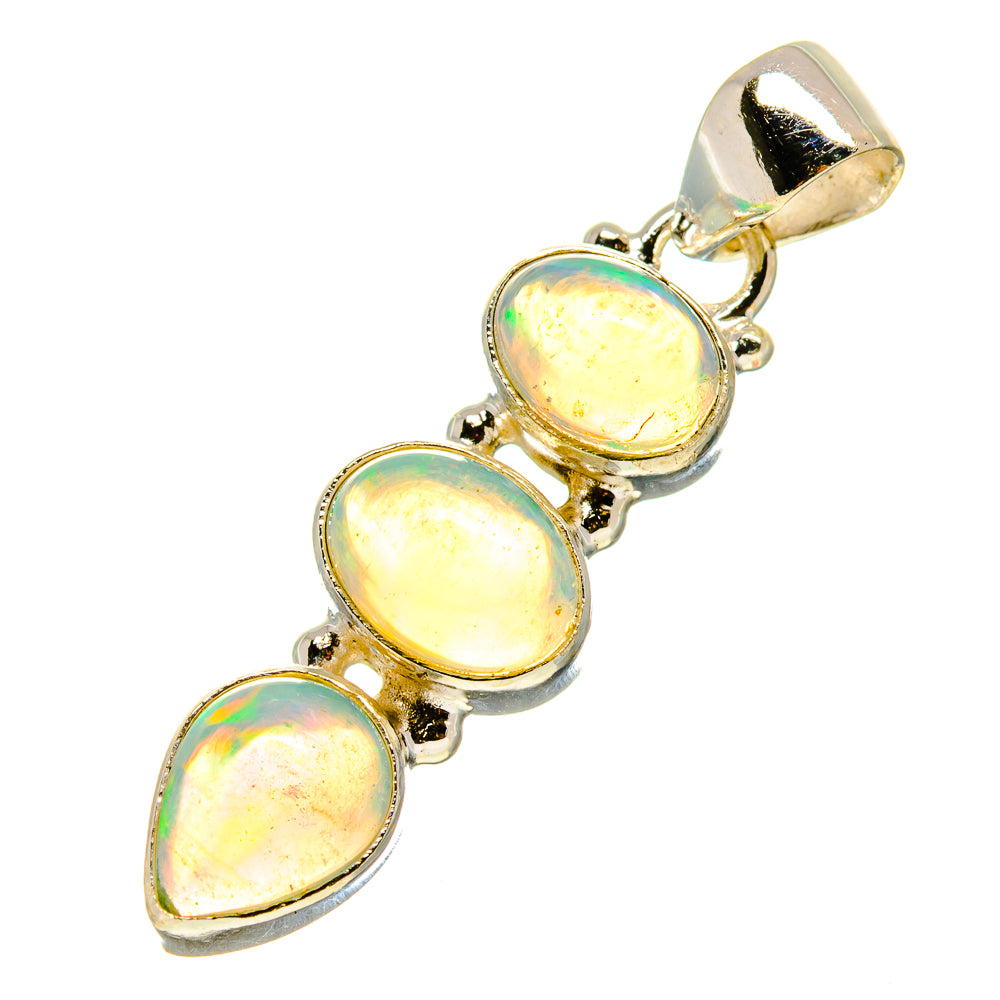 Ethiopian Opal Pendants handcrafted by Ana Silver Co - PD757896