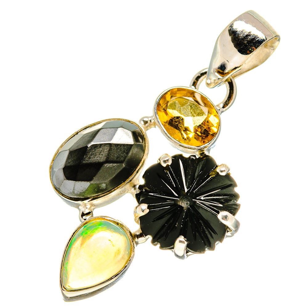 Hematite Pendants handcrafted by Ana Silver Co - PD757900
