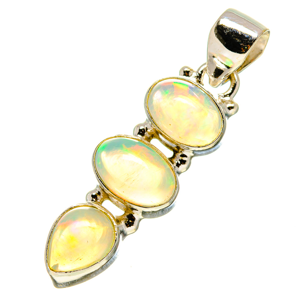 Ethiopian Opal Pendants handcrafted by Ana Silver Co - PD757948