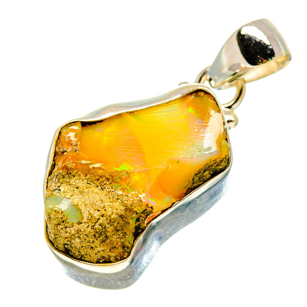 Ethiopian Opal Pendants handcrafted by Ana Silver Co - PD758002