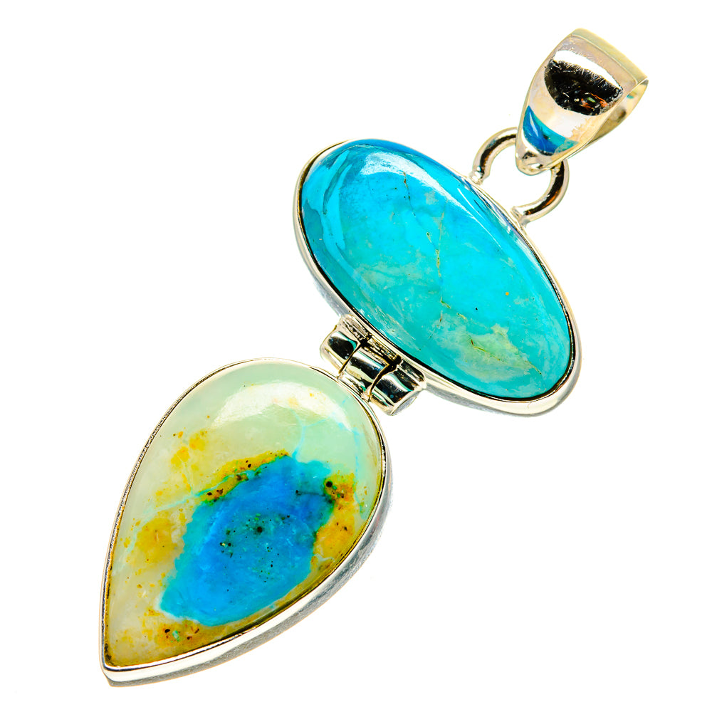 Peruvian Opal Pendants handcrafted by Ana Silver Co - PD758021