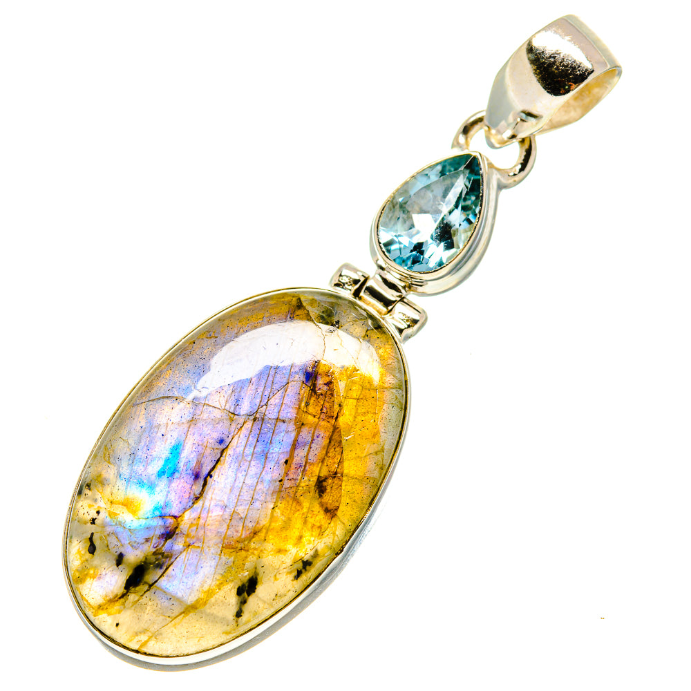Labradorite Pendants handcrafted by Ana Silver Co - PD758071