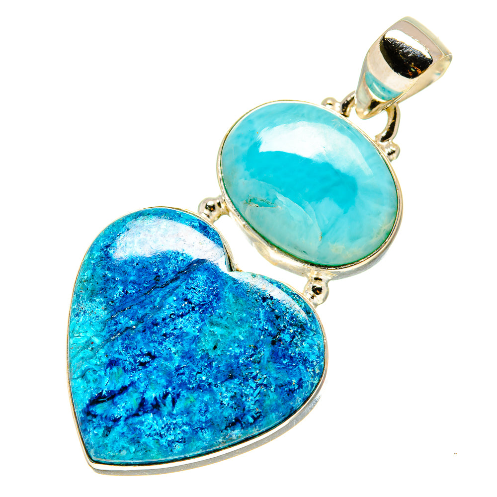Shattuckite Pendants handcrafted by Ana Silver Co - PD758094