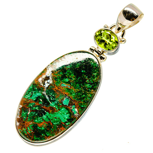 Chrysocolla Pendants handcrafted by Ana Silver Co - PD758176