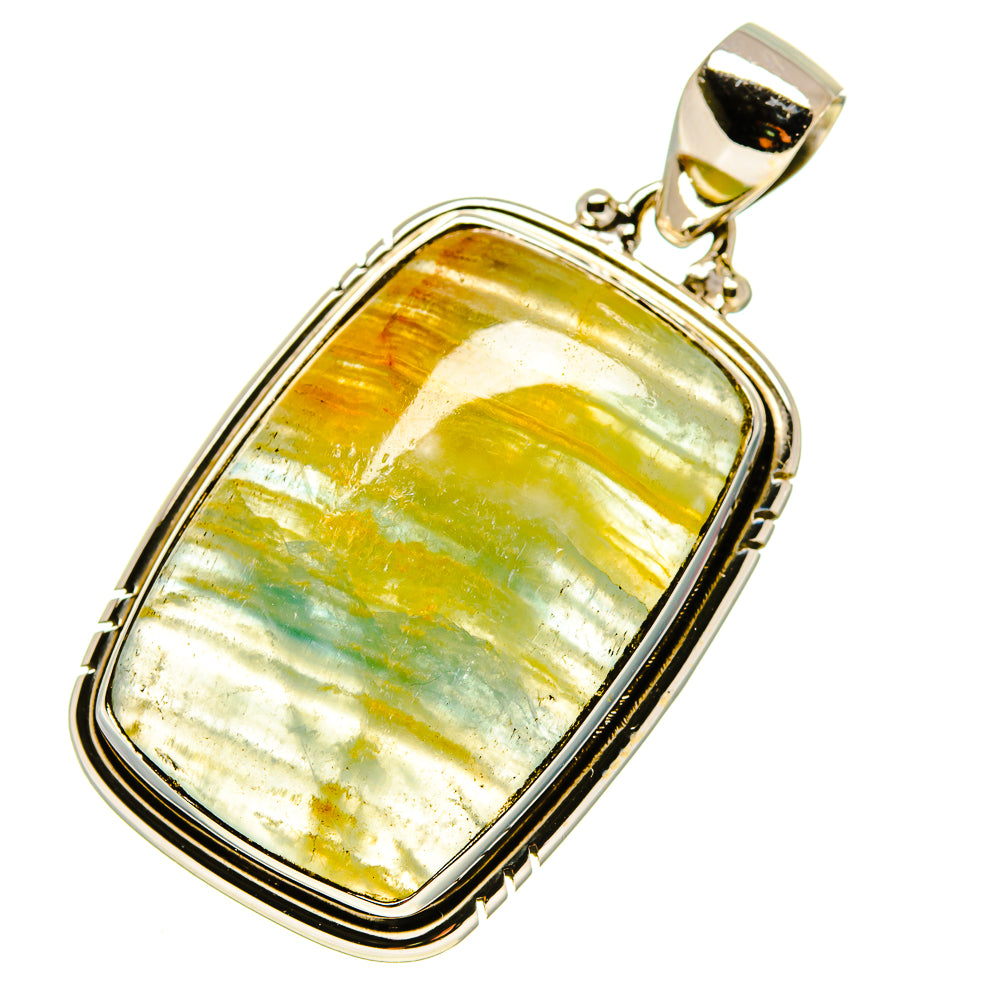 Green Fluorite Pendants handcrafted by Ana Silver Co - PD758183