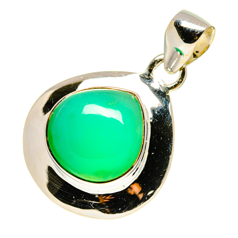 Chrysoprase Pendants handcrafted by Ana Silver Co - PD758225