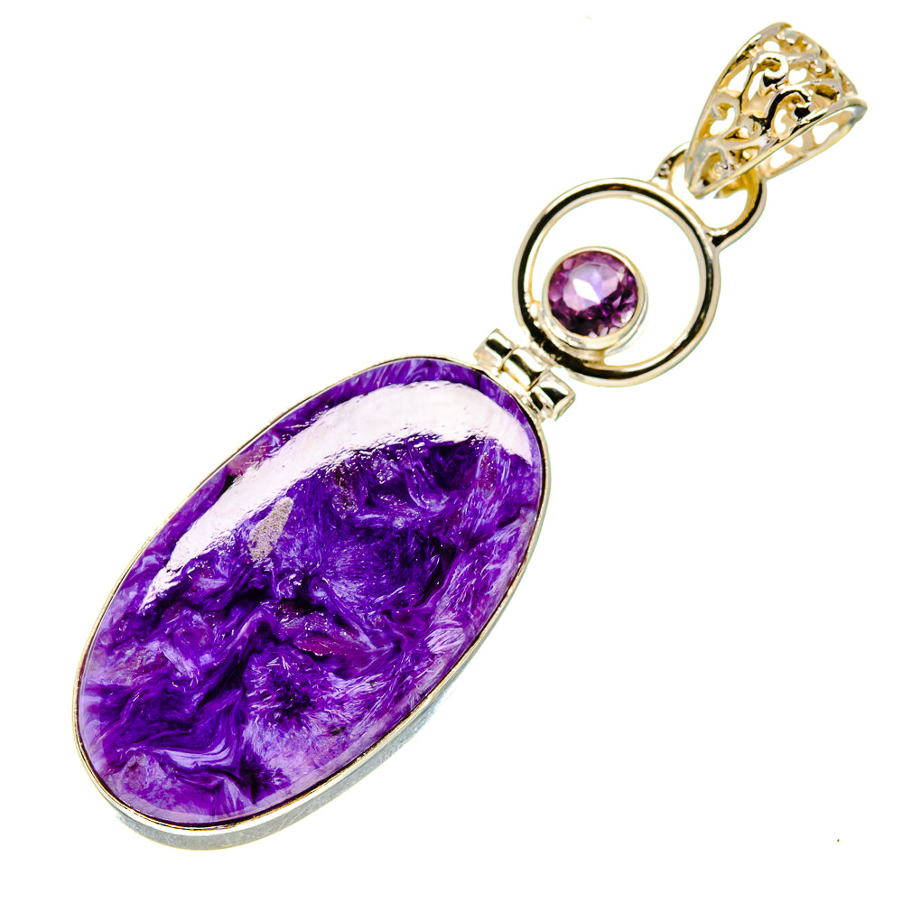 Charoite Pendants handcrafted by Ana Silver Co - PD758421