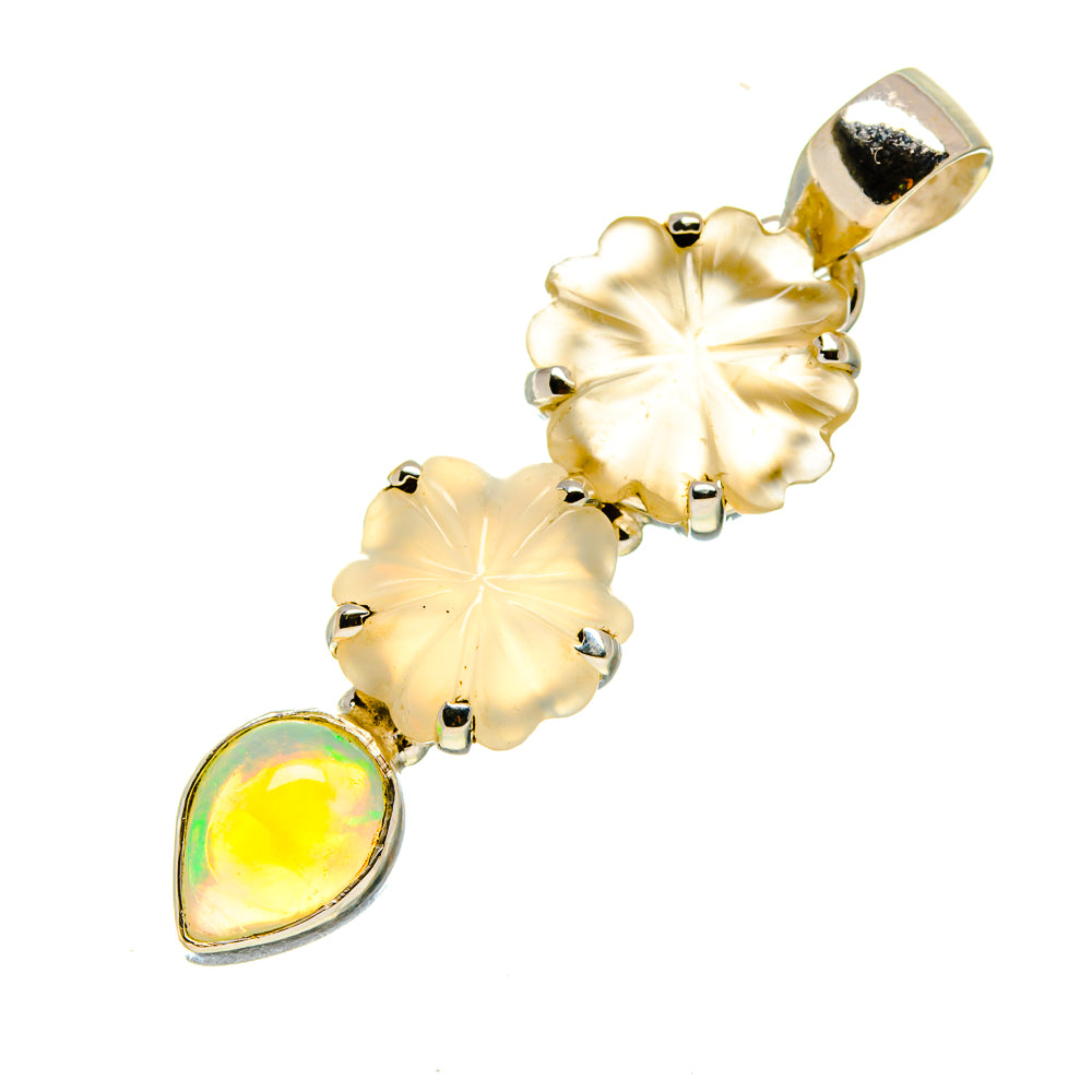 Rainbow Moonstone Pendants handcrafted by Ana Silver Co - PD758453