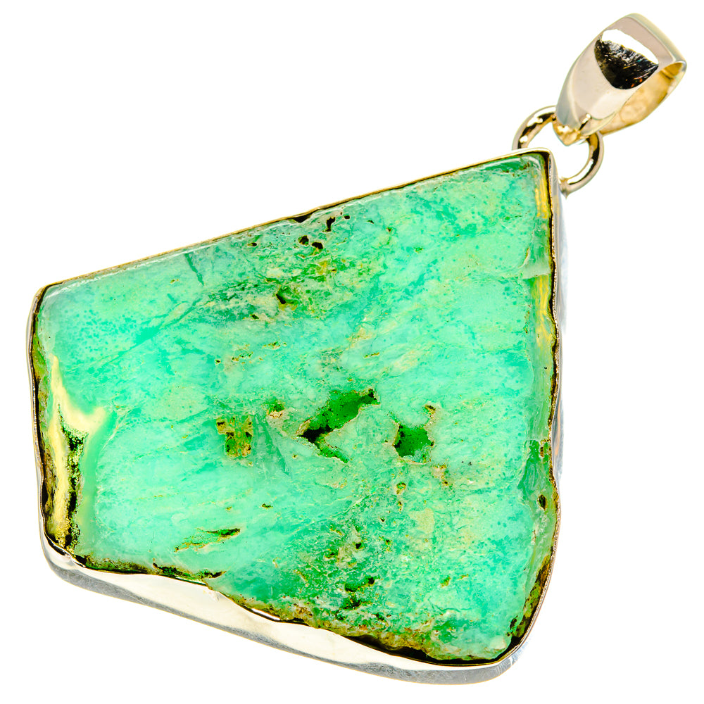 Chrysoprase Pendants handcrafted by Ana Silver Co - PD758479