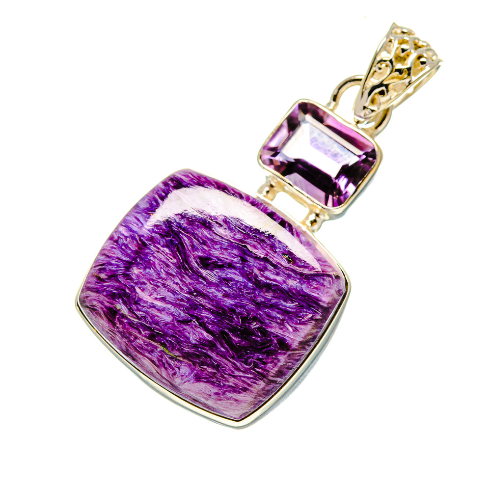 Charoite Pendants handcrafted by Ana Silver Co - PD758496