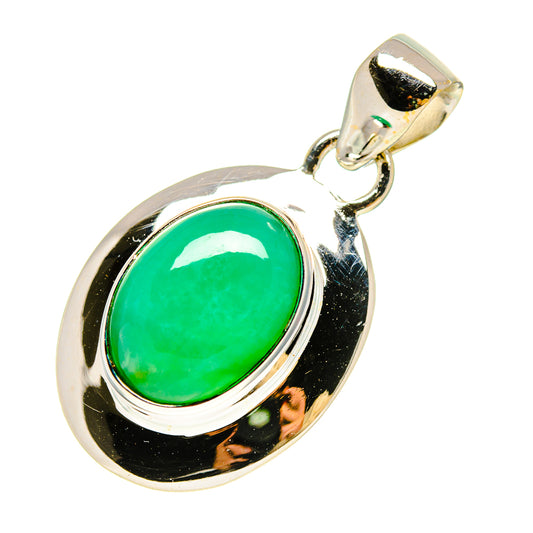 Chrysoprase Pendants handcrafted by Ana Silver Co - PD758524