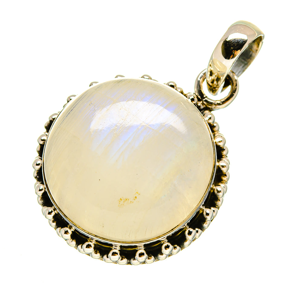 Rainbow Moonstone Pendants handcrafted by Ana Silver Co - PD758527