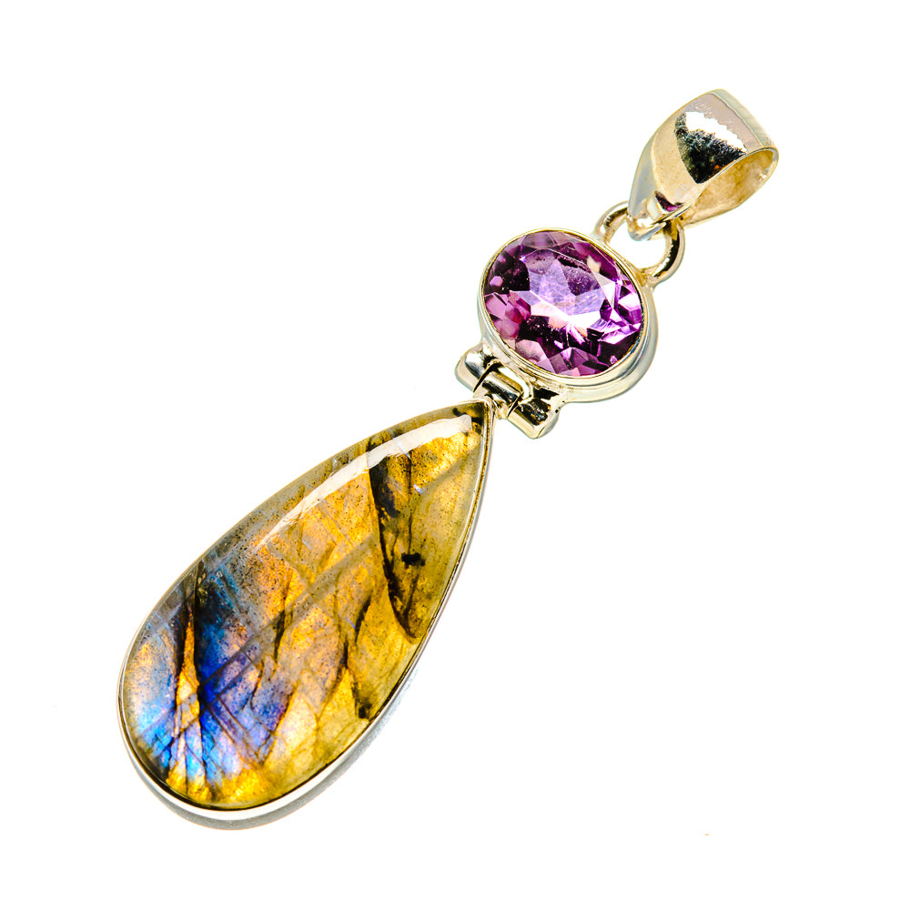 Labradorite Pendants handcrafted by Ana Silver Co - PD758573