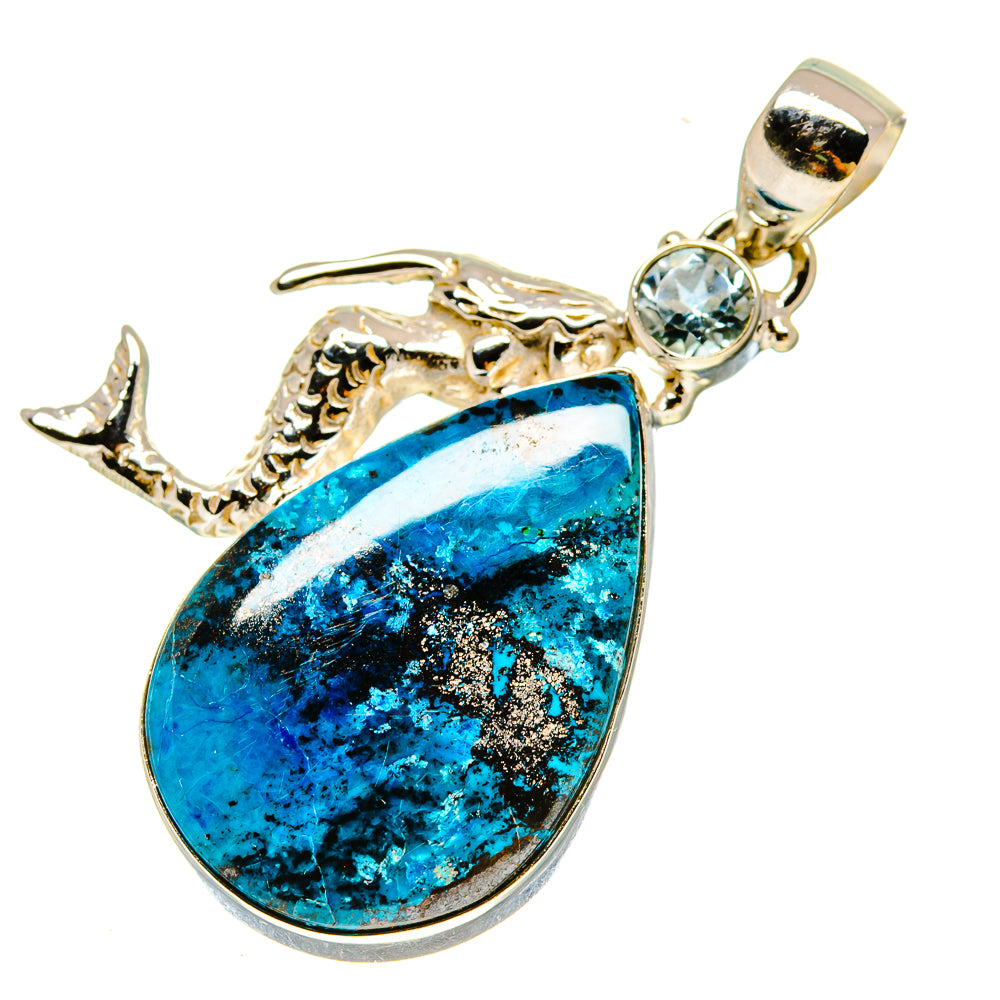 Shattuckite Pendants handcrafted by Ana Silver Co - PD758589