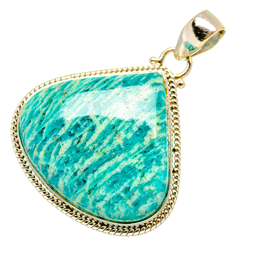 Amazonite Pendants handcrafted by Ana Silver Co - PD7586
