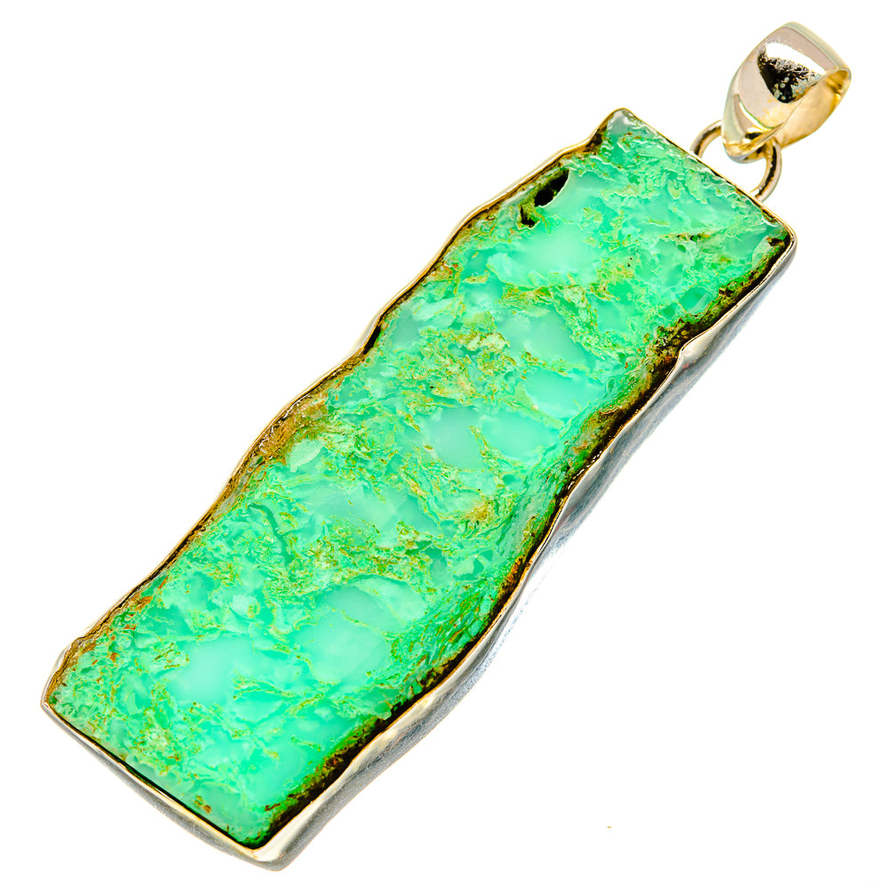 Green Fuchsite Pendants handcrafted by Ana Silver Co - PD758605