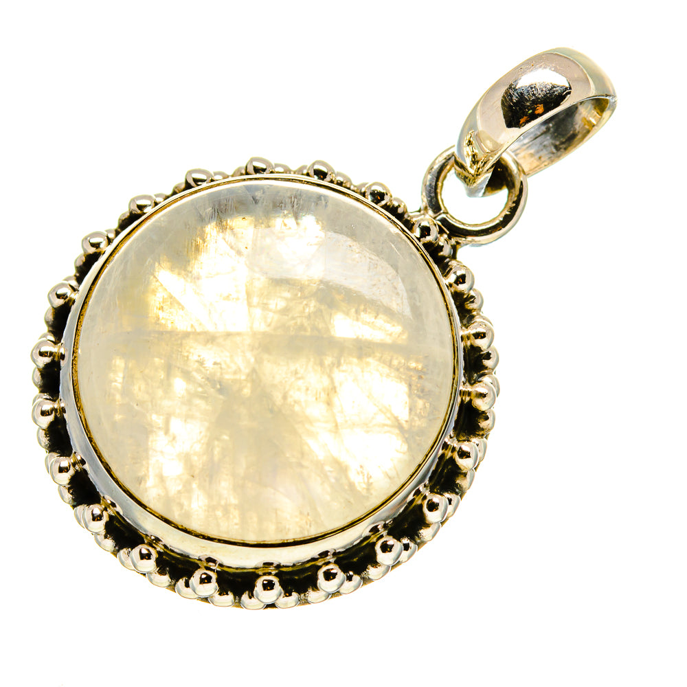 Rainbow Moonstone Pendants handcrafted by Ana Silver Co - PD758666