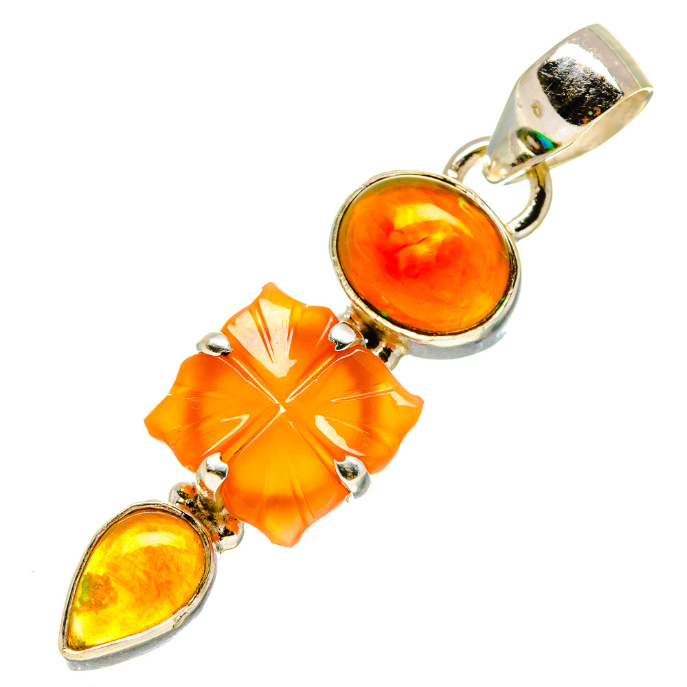 Carnelian Pendants handcrafted by Ana Silver Co - PD758682