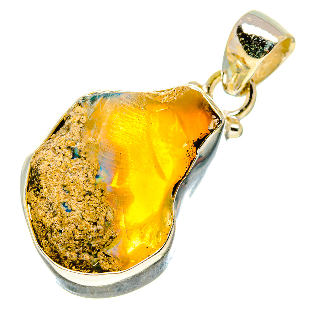 Ethiopian Opal Pendants handcrafted by Ana Silver Co - PD758720