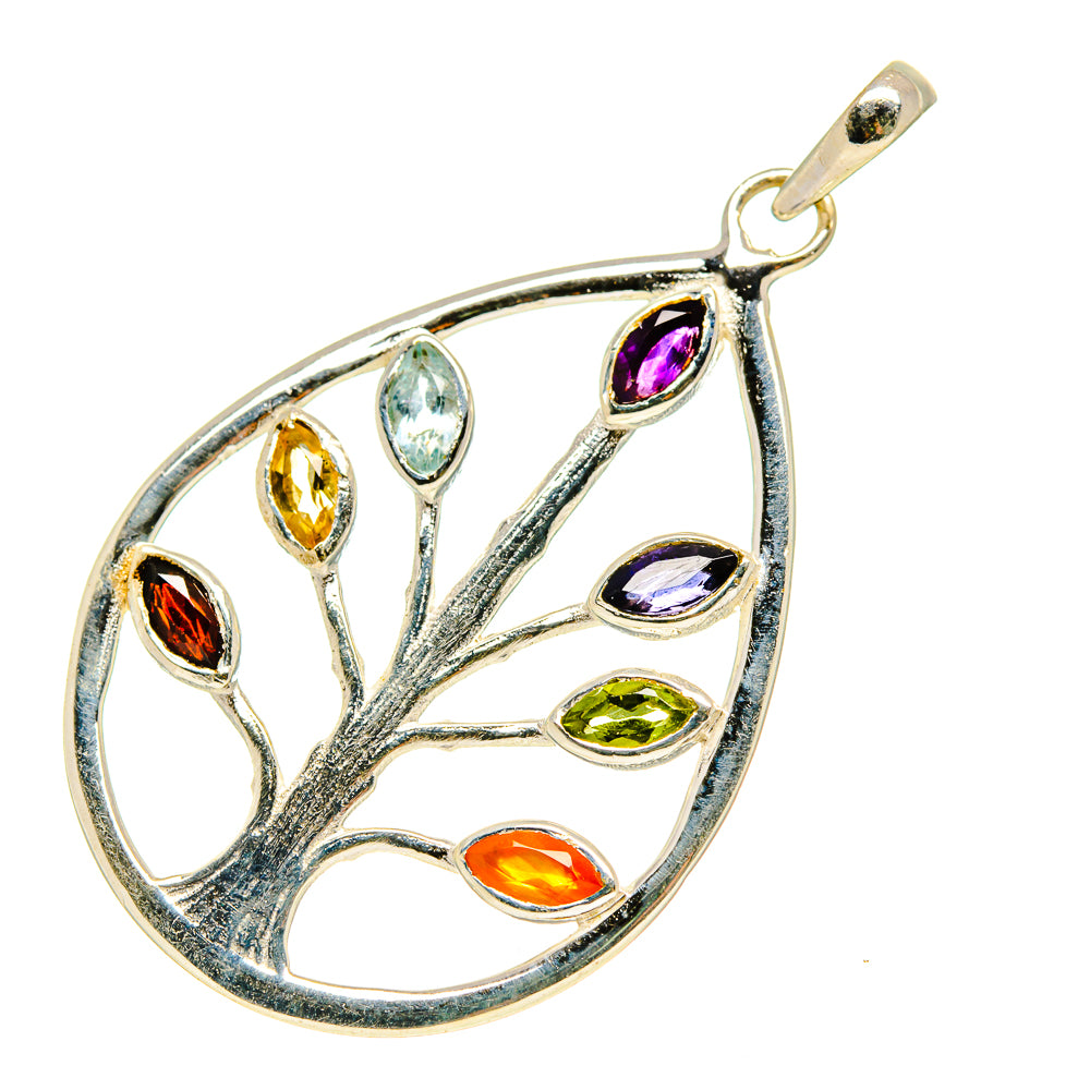 Multi-Stone Chakra Pendants handcrafted by Ana Silver Co - PD758859