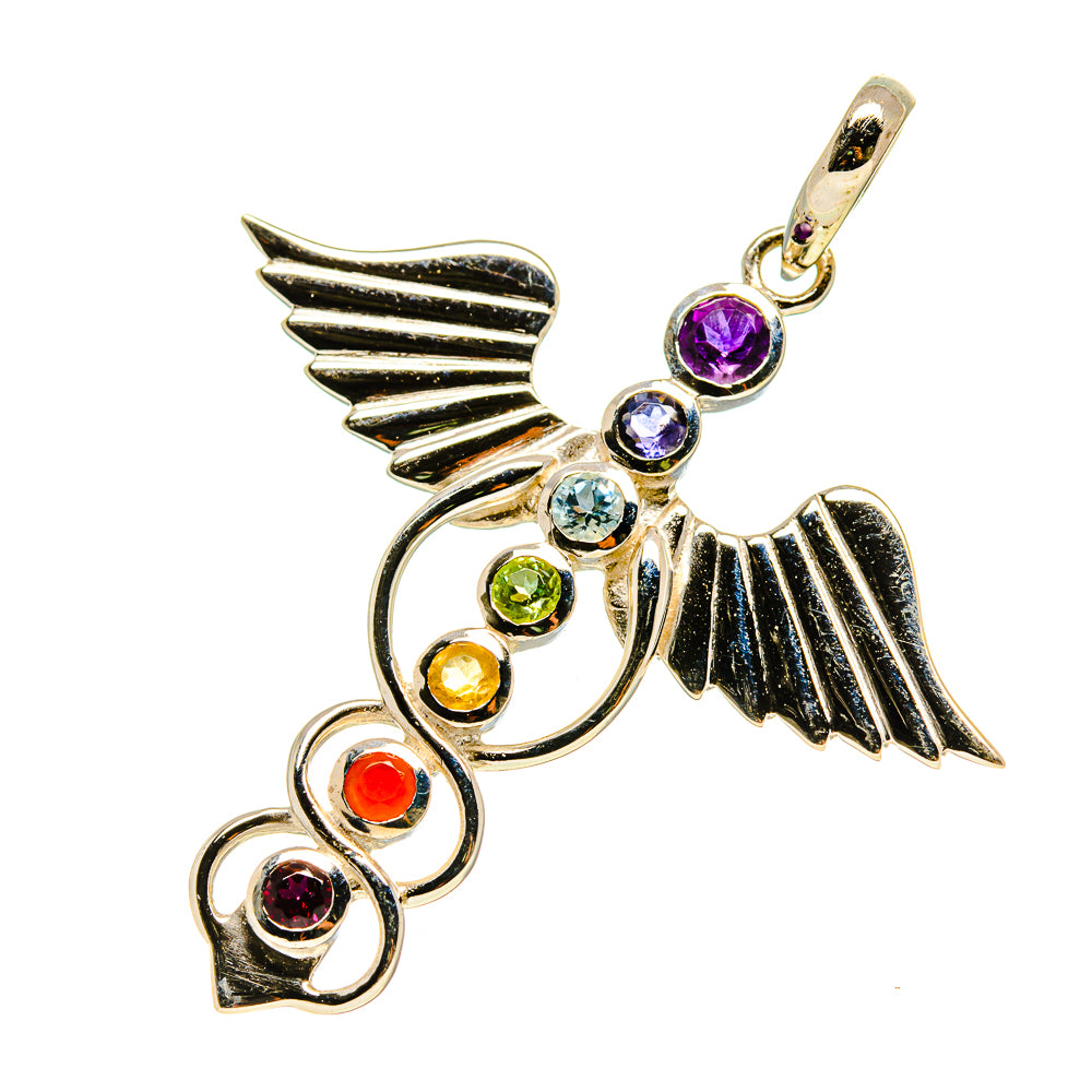 Multi-Stone Chakra Pendants handcrafted by Ana Silver Co - PD758860