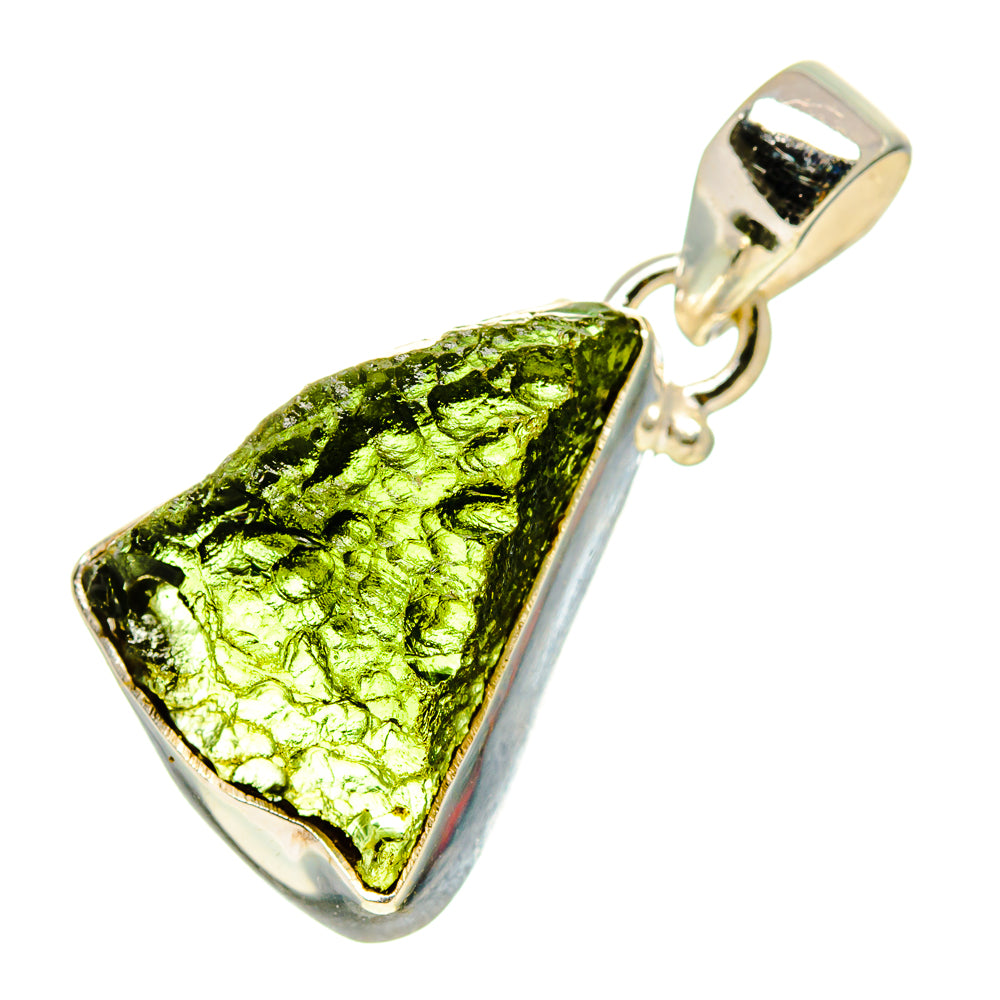Czech Moldavite Pendants handcrafted by Ana Silver Co - PD758883