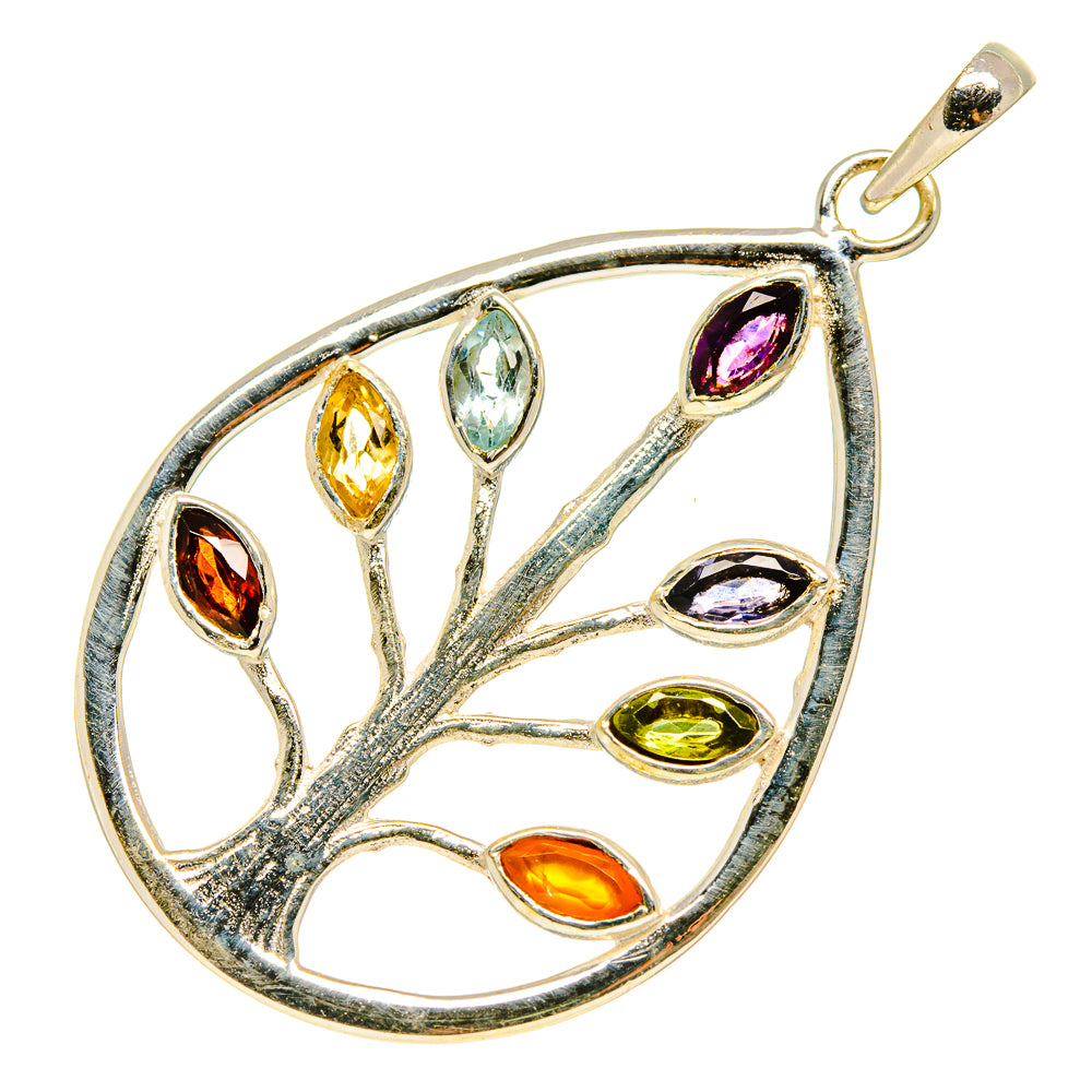Multi-Stone Chakra Pendants handcrafted by Ana Silver Co - PD758967