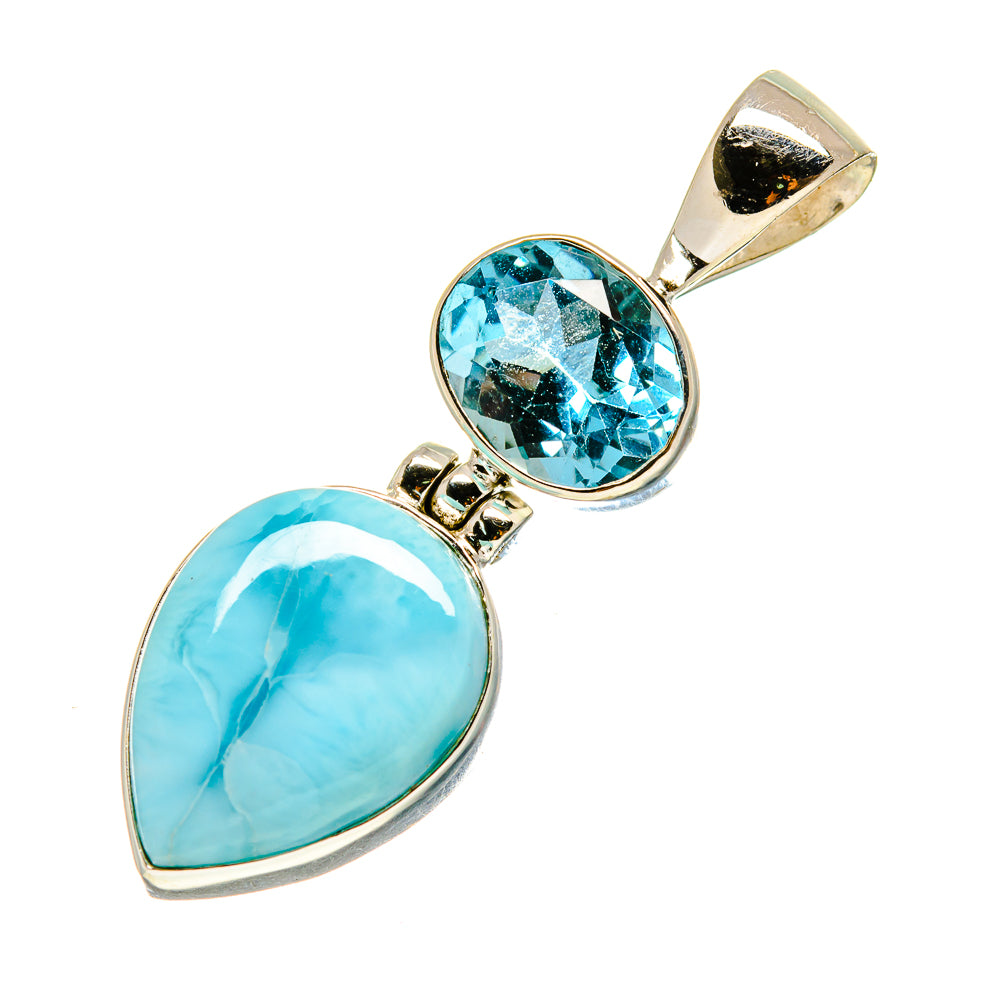 Larimar Pendants handcrafted by Ana Silver Co - PD759012