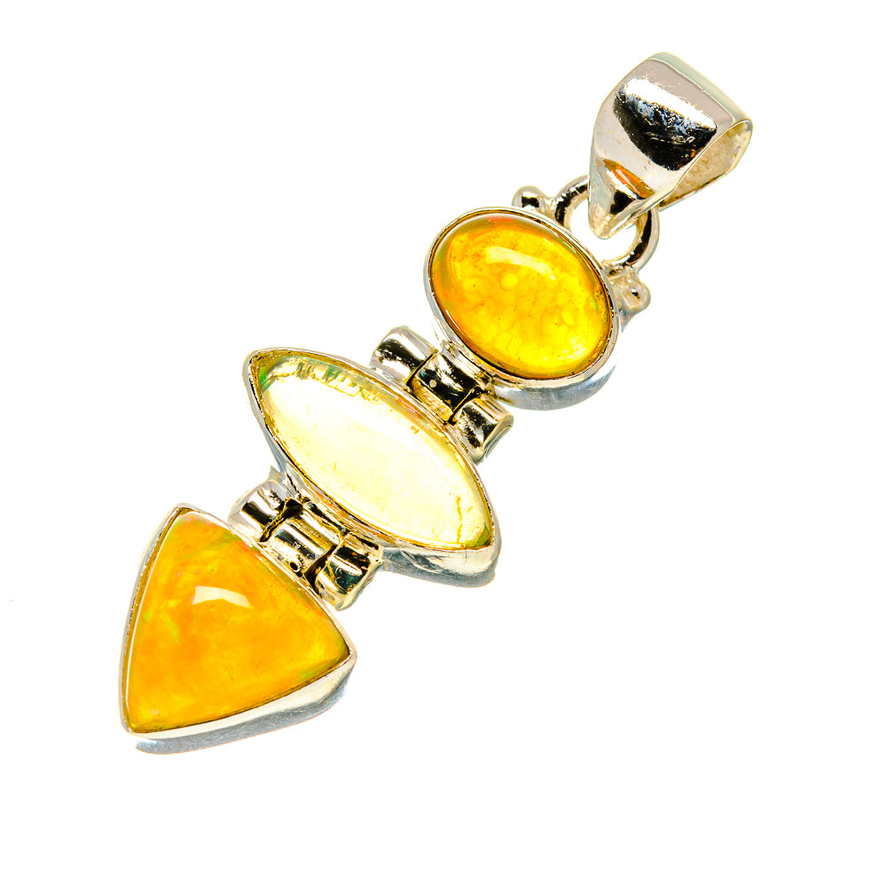 Ethiopian Opal Pendants handcrafted by Ana Silver Co - PD759030