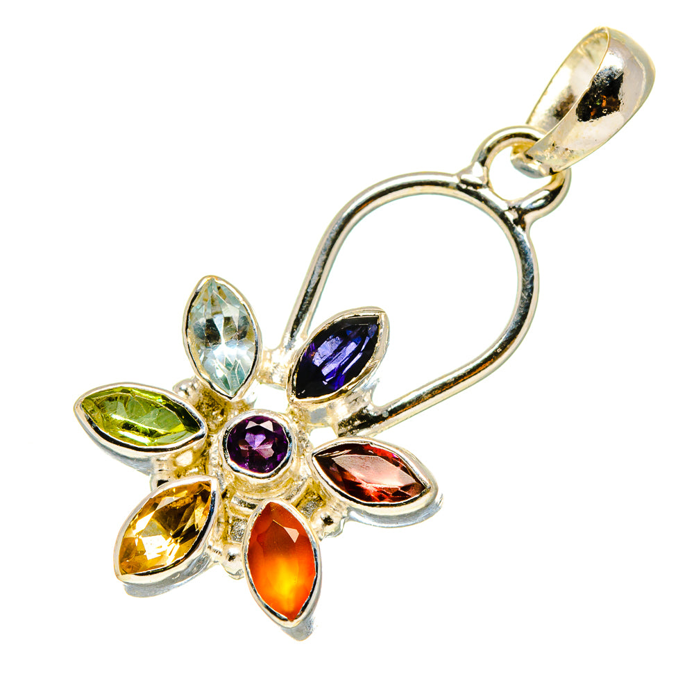 Multi-Stone Chakra Pendants handcrafted by Ana Silver Co - PD759035